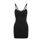 Mini Dress Bow Tie - Black -  D0524