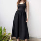 Sleeveless Maxi Dress - Black - D0507